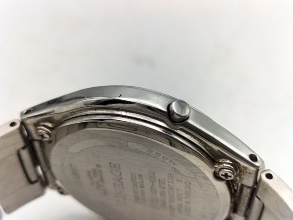 S43 三 動作品 1円～ カシオ LINEAGE リニエージ ウェーブセプターマルチバンド5 電波ソーラー 腕時計の画像6