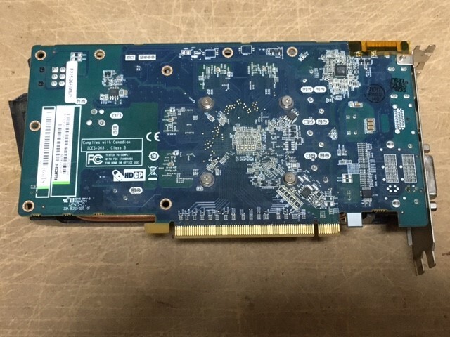 グラフィックボード SAPPHIRE RADEON HD7770 GHZ EDITION GDDR5/1GB Win10にて動作確認済み、ジャンク扱い_画像2