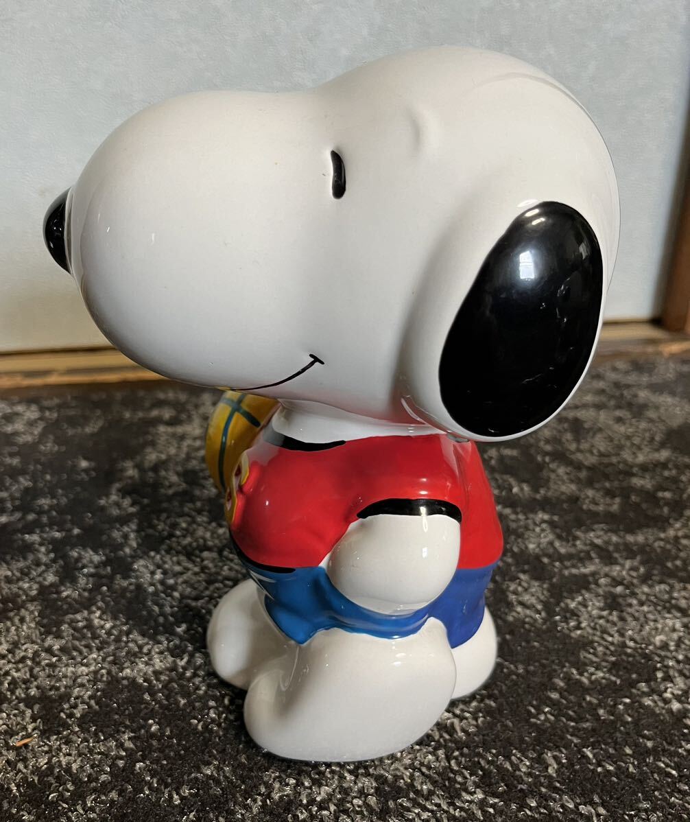 ★スヌーピー★バスケットボール★陶器製 貯金箱★SNOOPY★_画像4