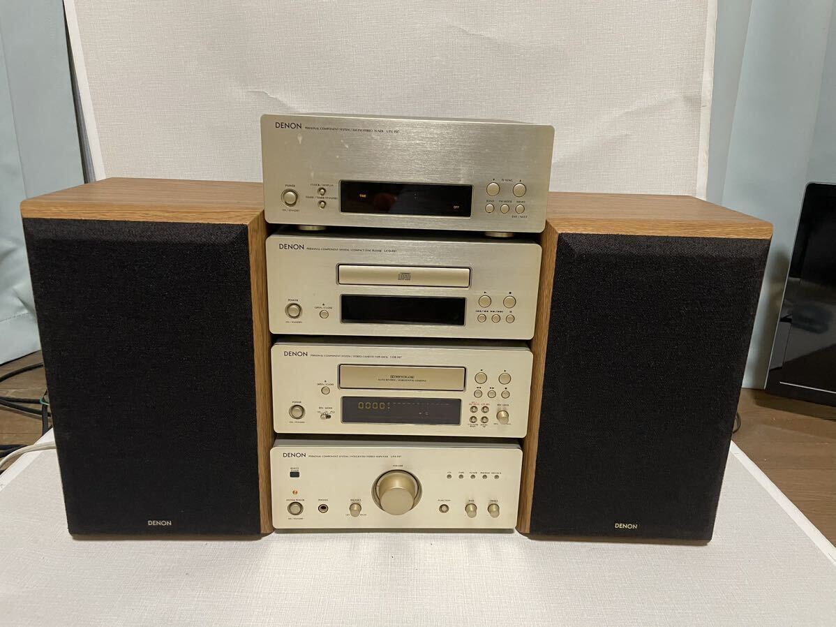  exhibition goods * ultimate beautiful goods *DENON* high class audio set *UTU-F07*UPA-F07*UCD-F07*UDR-F07* system player * working properly goods * operation verification ending * player *