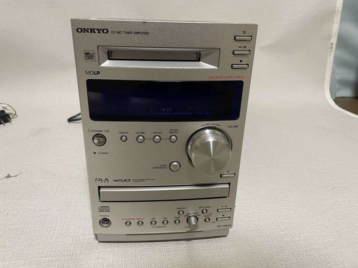 展示品★極美品★ONKYO★オンキョー★FR-155AX★CDレコーダー★コンポ★CD MD TUNER★アンプ★完動品★動作確認済み★_画像2