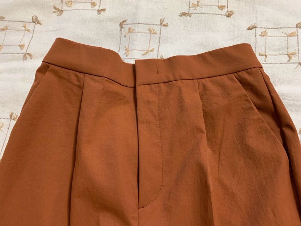 [ new goods ]*Elura summer comfortable strut pants L -la*L size orange color polyester 100%* tag attaching unused goods 