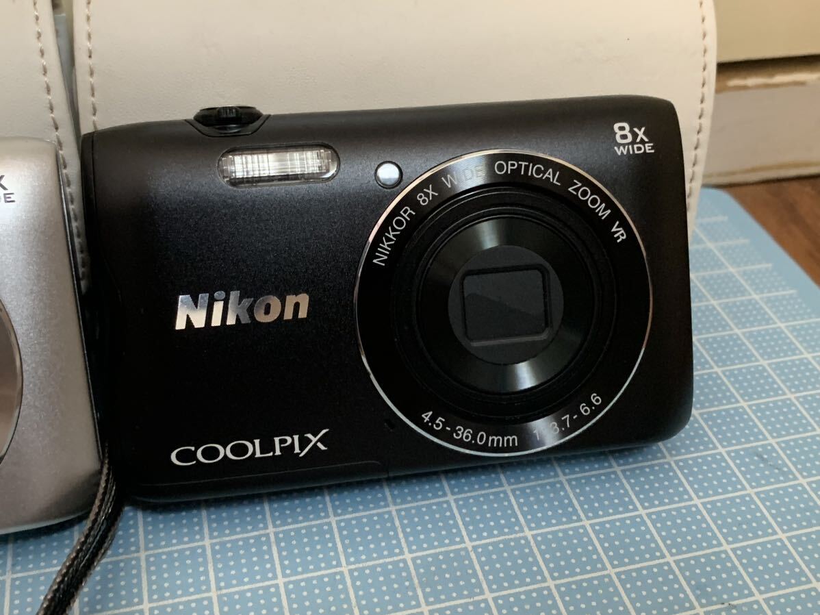 【4】2台 Nikon COOLPIX A300 4.5-36.0mm 1:3.7-6.6 コンパクトデジタルカメラ の画像3