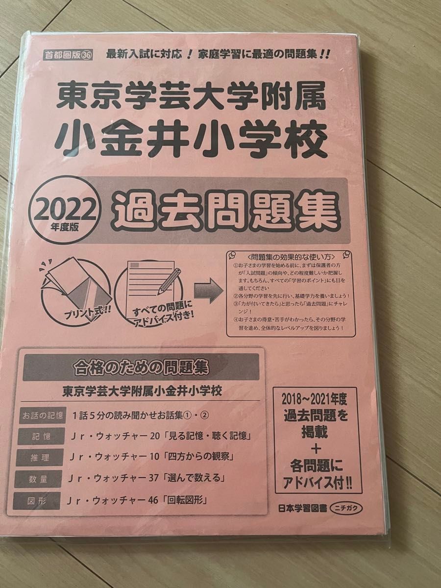 東京学生大学附属　小金井小学校　過去問