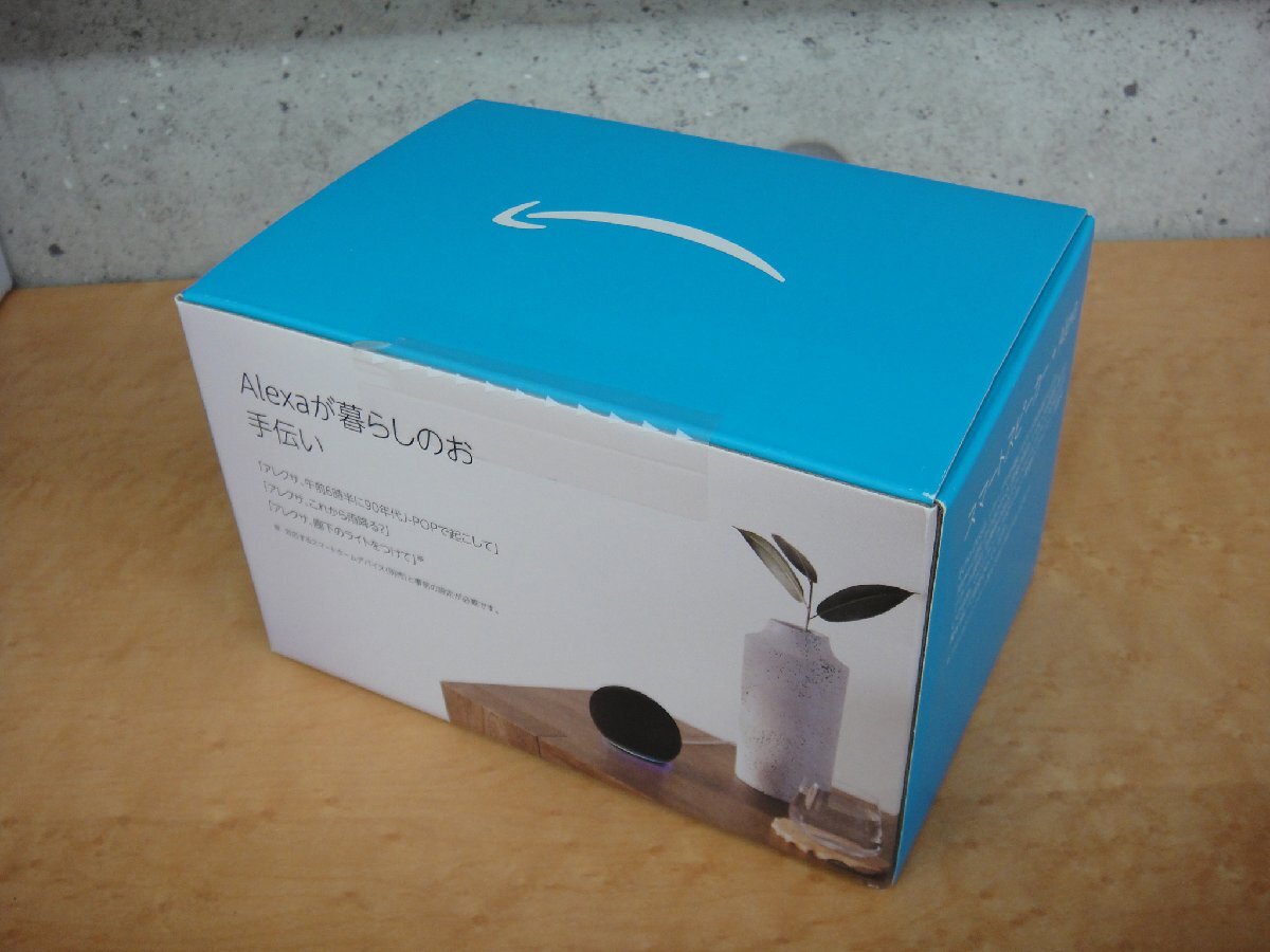 65251KT 未使用品 アマゾン Echo Dot with clock 第5世代 ブラック 時計付きスマートスピーカー Alexa アレクサ Amazonの画像3