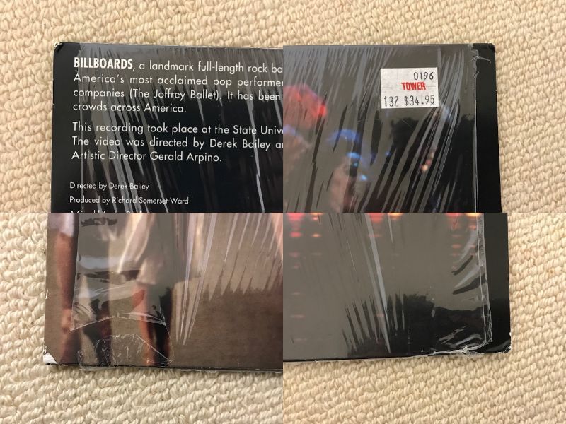 プリンス PRINCE rare LD レーザーディスク THE JOFFREY BALLET/BILLBOARDS/未発表ロングバージョン Thunder 収録/バレエ laser disc/DVD付の画像7