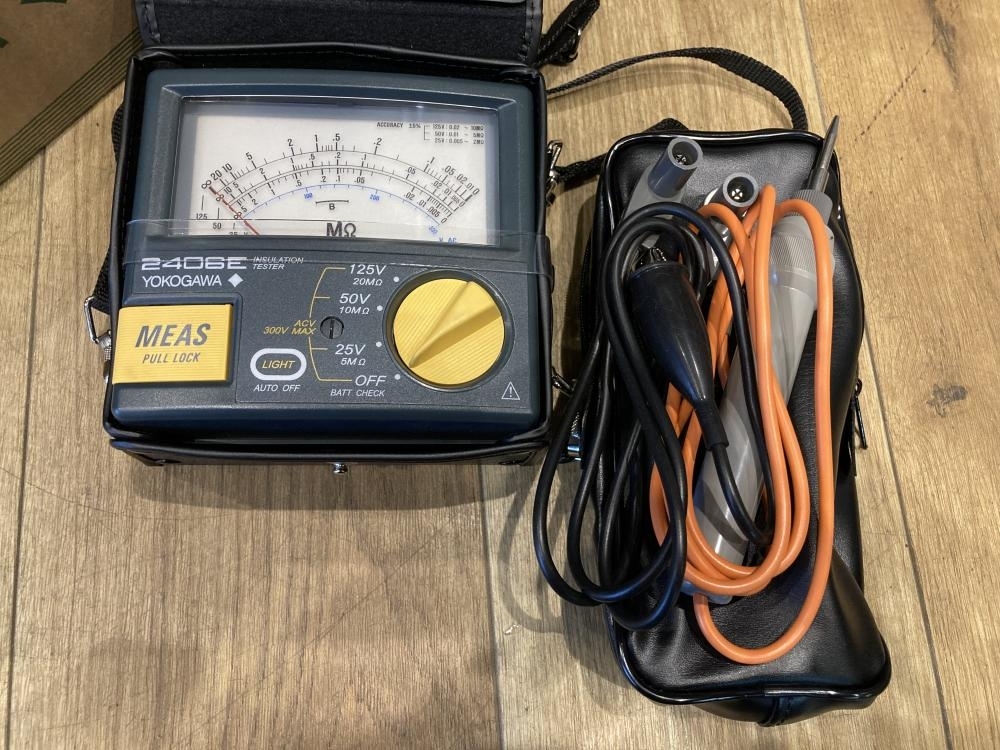 008○おすすめ商品○YOKOGAWA アナログ絶縁抵抗計 240641-J 008○おすすめ商品○YOKOGAWA アナログ絶縁抵抗計 240641-J