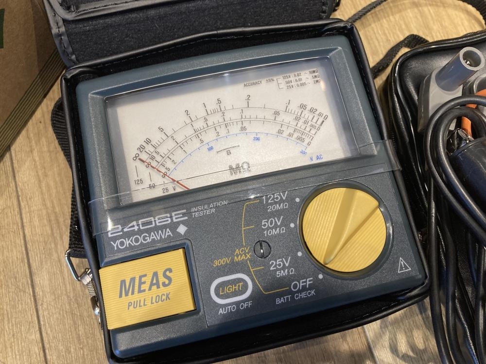008○おすすめ商品○YOKOGAWA アナログ絶縁抵抗計 240641-J 008○おすすめ商品○YOKOGAWA アナログ絶縁抵抗計 240641-J