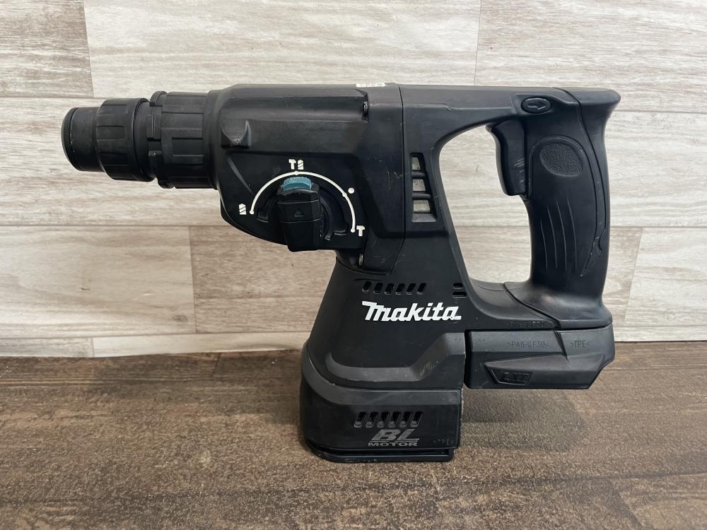 009▼ジャンク品▼マキタ makita 24㎜充電式ハンマドリル HR244D 集じんシステム付属 異音有り 動作品_画像2