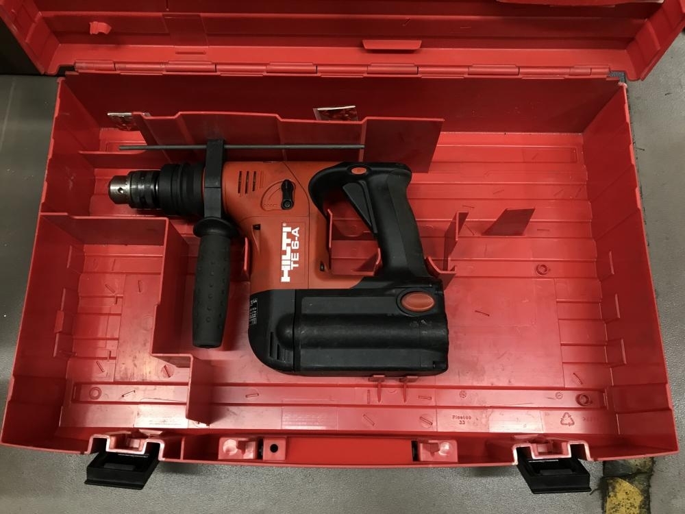 011◎ジャンク品◎HILTI/ヒルティ 充電式ハンマドリル TE6-A ※バッテリー不動品_画像1