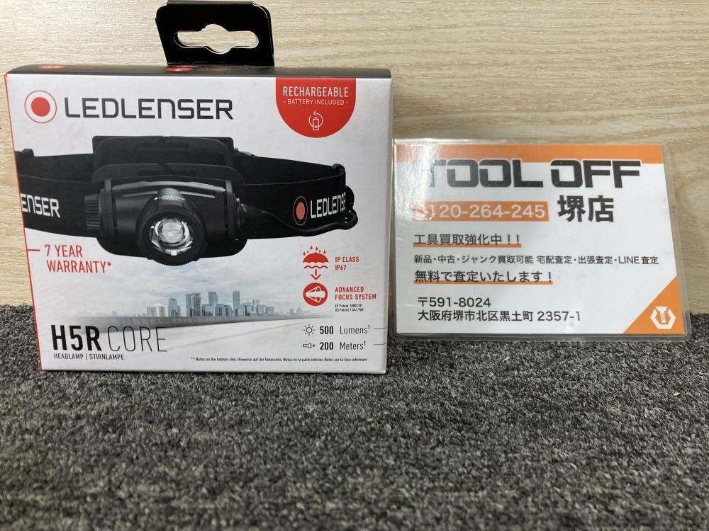 011◎未使用品・即決価格◎LED LENSER レッドレンザー LEDヘッドライト H5R CORE_画像1