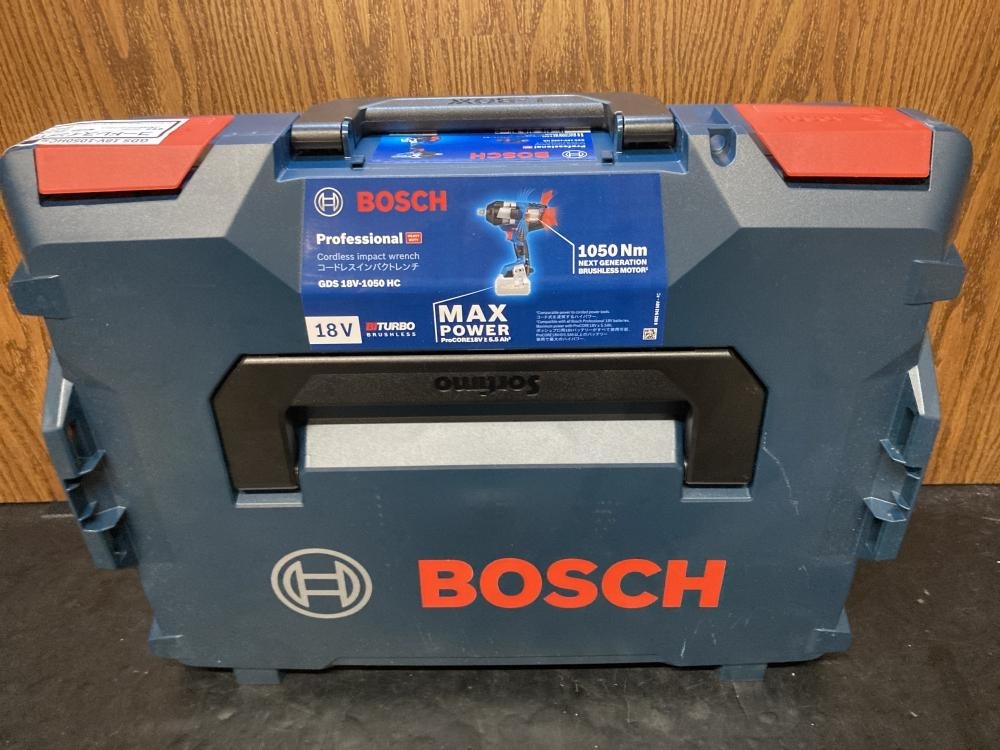 020♪未使用品・即決価格♪BOSCH　ボッシュ コードレスインパクトレンチ　充電式 GDS18V-1050HC　保管品_画像1