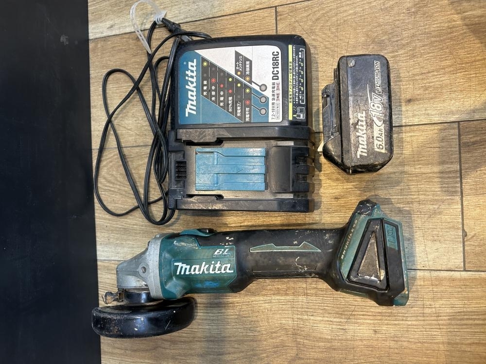 001♪おすすめ商品♪マキタ makita 充電式ディスクグラインダー GA404DN 18V6.0Ah+充電器付属_画像4