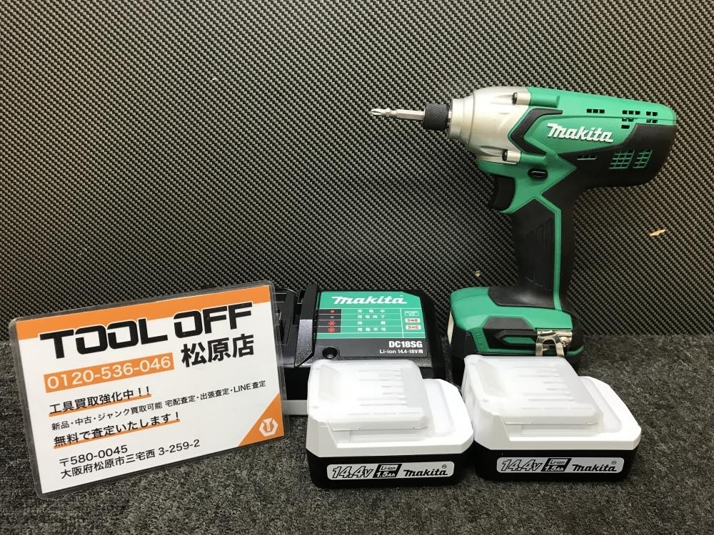 013♪おすすめ商品♪マキタ makita 14.4V充電式インパクトドライバ M695D ライトバッテリ3個+充電器有　箱無_画像1