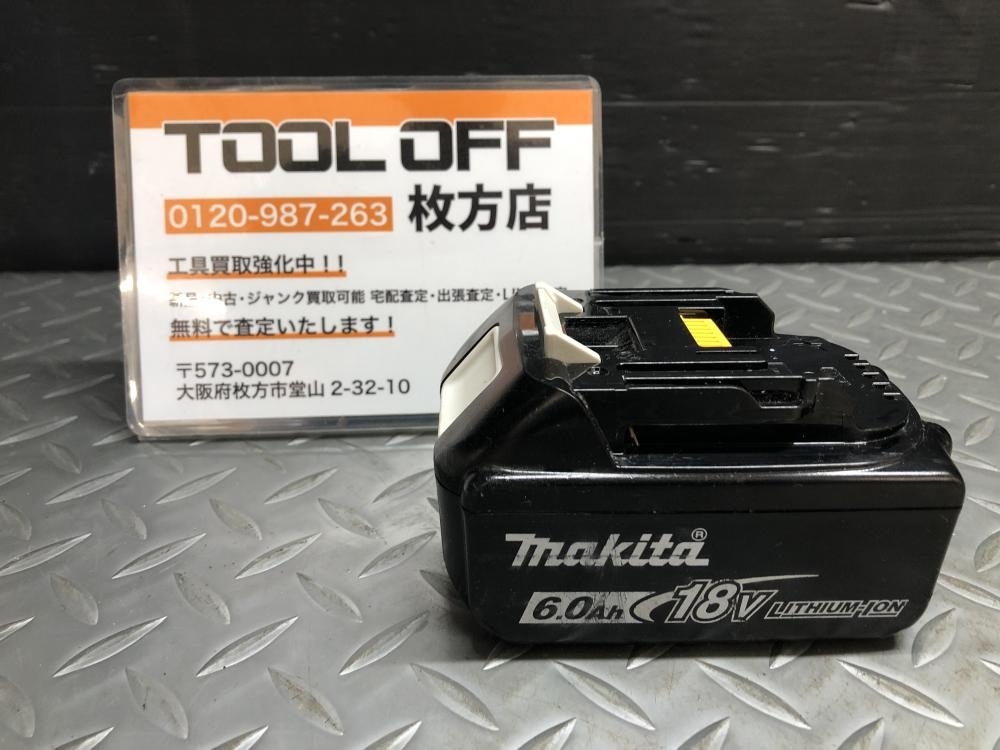 014〇おすすめ商品〇マキタ makita バッテリー BL1860B 18V 6.0Ah 充電回数5回 過放電0% 過負荷0%_画像1