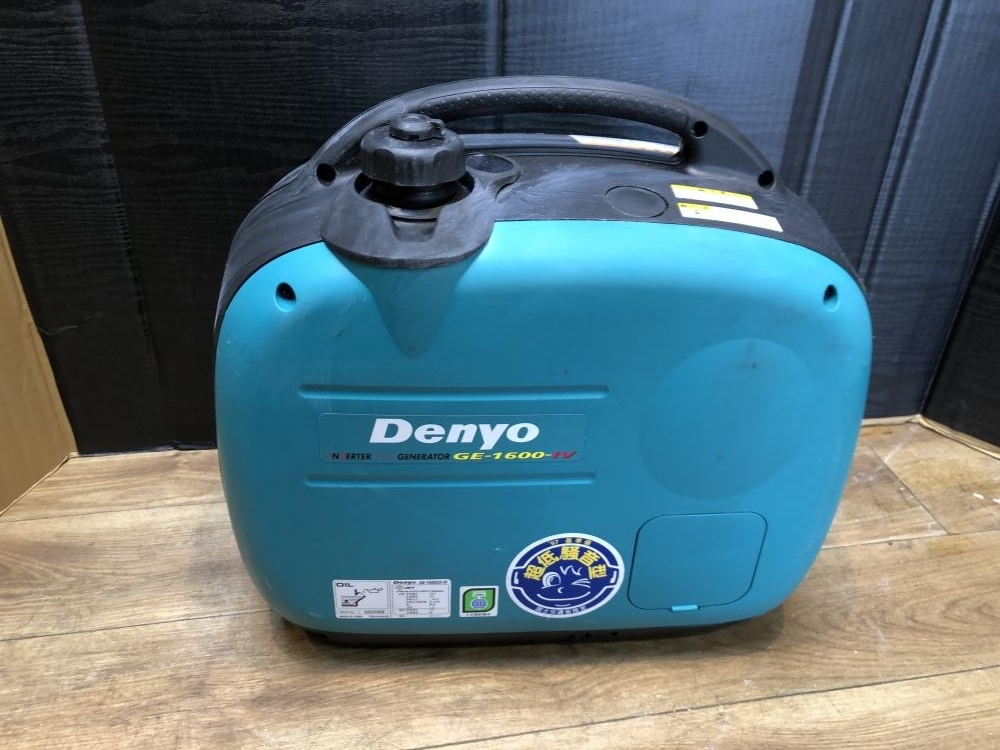 001♪おすすめ商品・川越店引取限定商品♪デンヨー DENYO インバータ発電機 GE-1600-IV_画像6