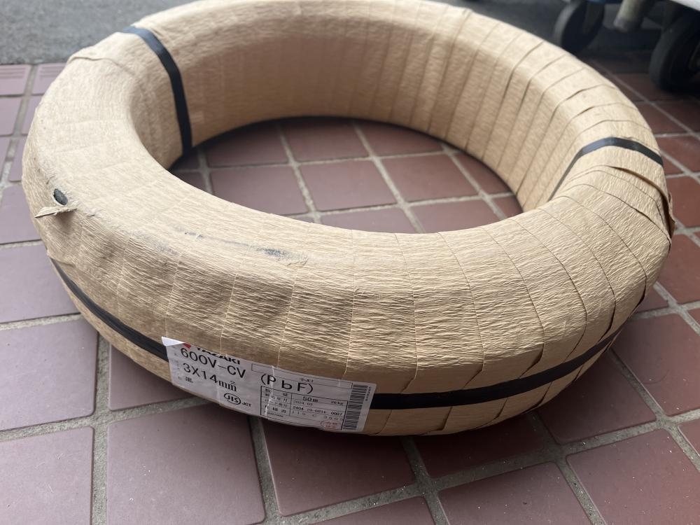 未使用品 YAZAKI 矢崎 CVケーブル 600V 架橋ポリエチレン絶縁 未使用品 YAZAKI 矢崎 CVケーブル 600V 架橋ポリエチレン絶縁