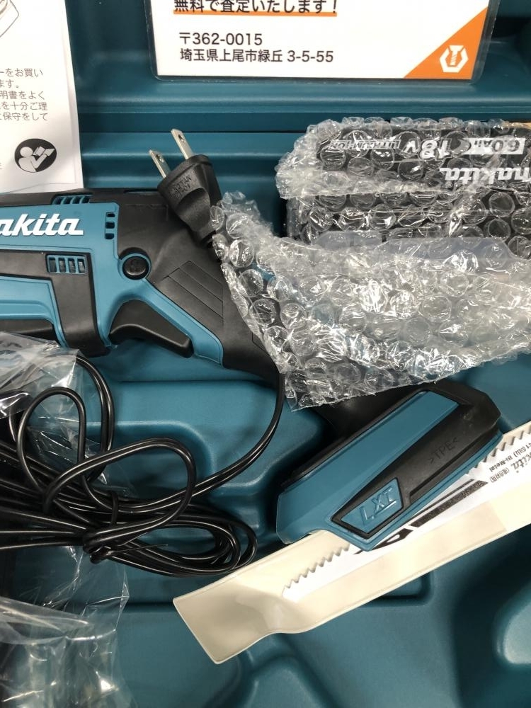 018* unused goods * Makita rechargeable reciprocating engine so-JR184DRGT