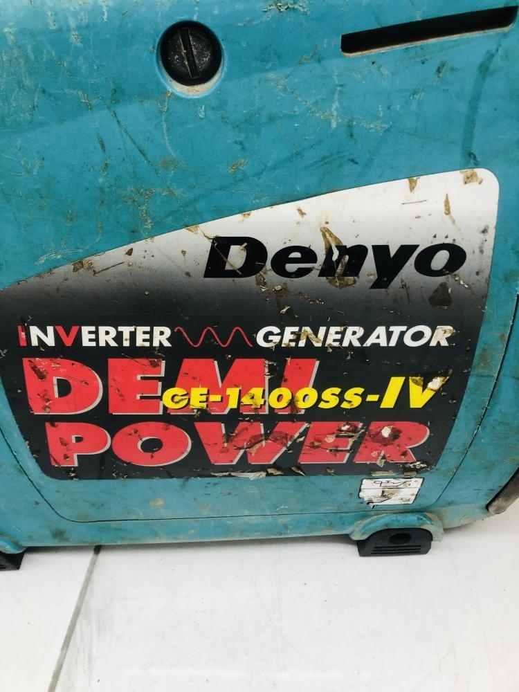 016■ジャンク品・鴻巣店引取限定商品■Denyo 小型ガソリンエンジンインバーター発電機 GE-1400SS-IV 不動品_画像4