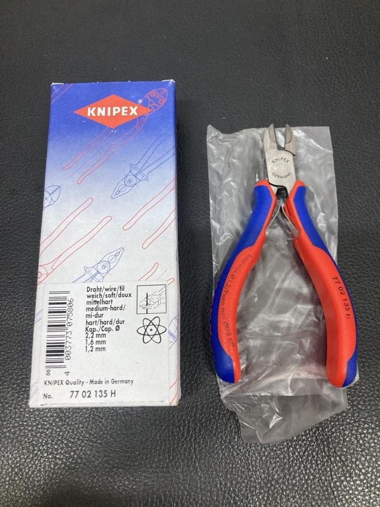 007◇おすすめ商品◇KNIPEX 超硬刃エレクトロニクスニッパー 7702-135H