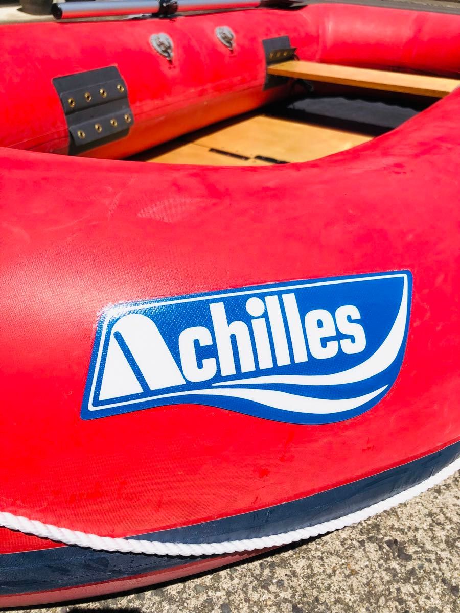 【使用回数3回！】Achilles アキレス EC4-621 ゴムボート/ローボート ウッドフロアモデル 船底カバー付き