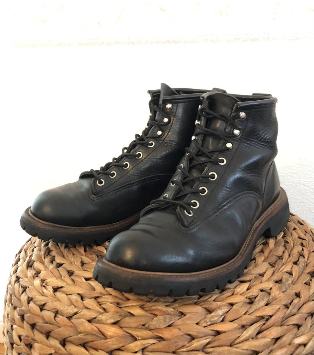 * beautiful goods *REDWING Red Wing line man 2935 black 9.5D 27.5cm 2009 year made Vibram sole rare rare records out of production goods 