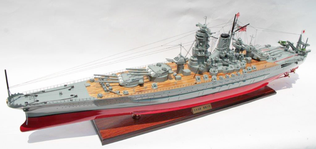 ●新品特価　戦艦大和120cmL 精密級・木製完成品_画像3