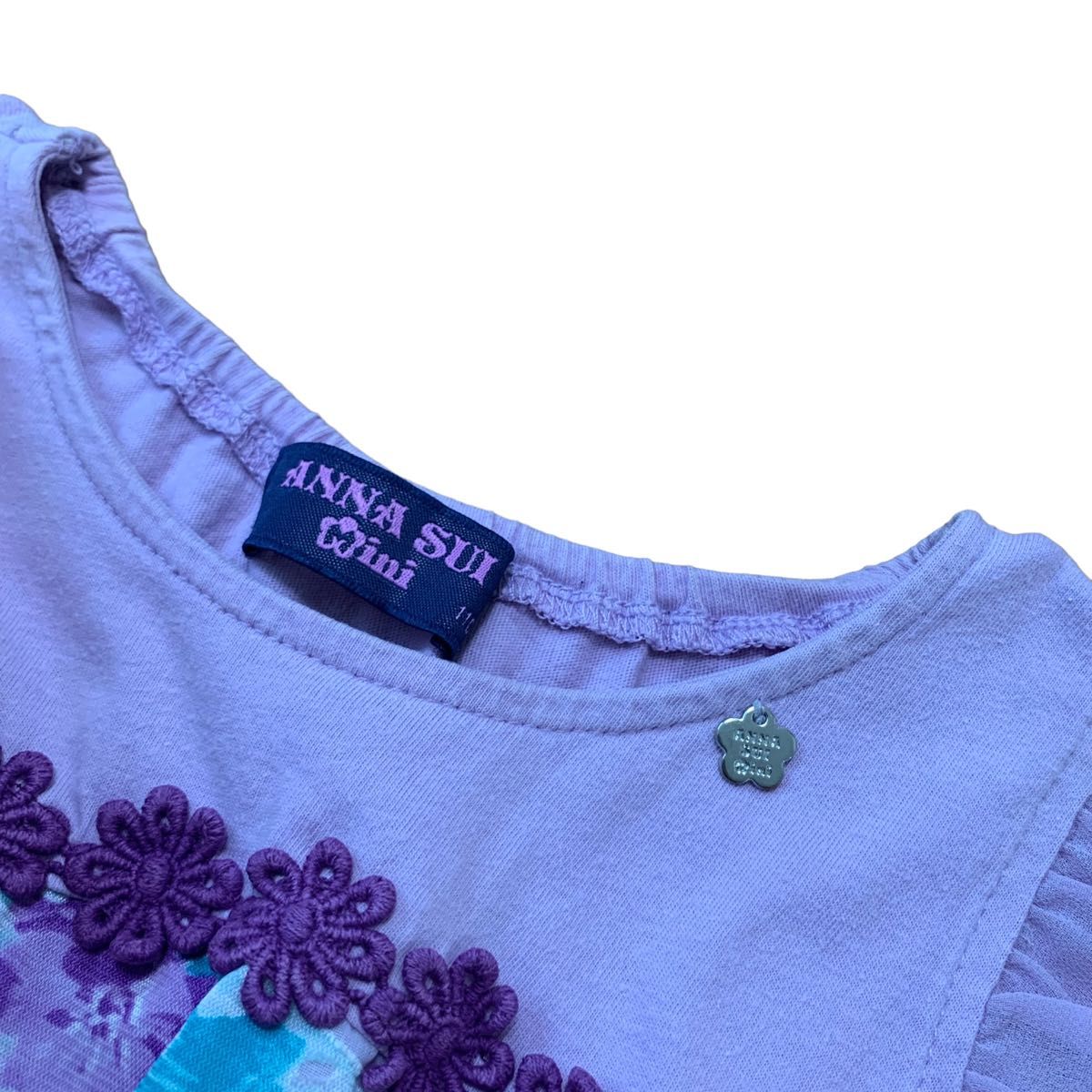 アナスイ ワンピース 紫 花柄 刺繍 キッズ 110|Yahoo!フリマ アナスイ ワンピース 紫 花柄 刺繍 キッズ 110|Yahoo!フリマ