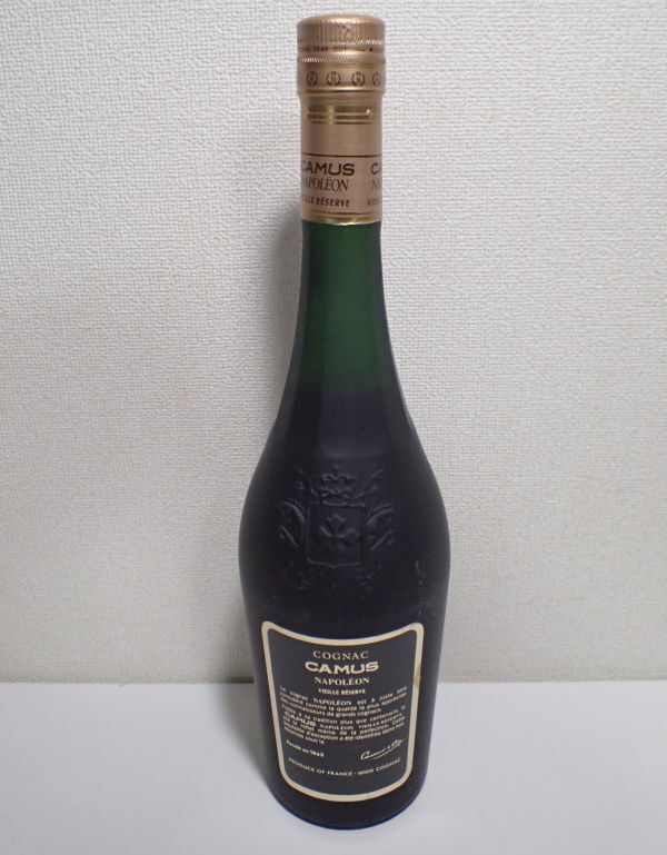 豊G735/8B◆CAMUS カミュ NAPOLEON ナポレオン VIEILLE RESERVE ブランデー コニャック 700ml 古酒未開栓◆の画像4