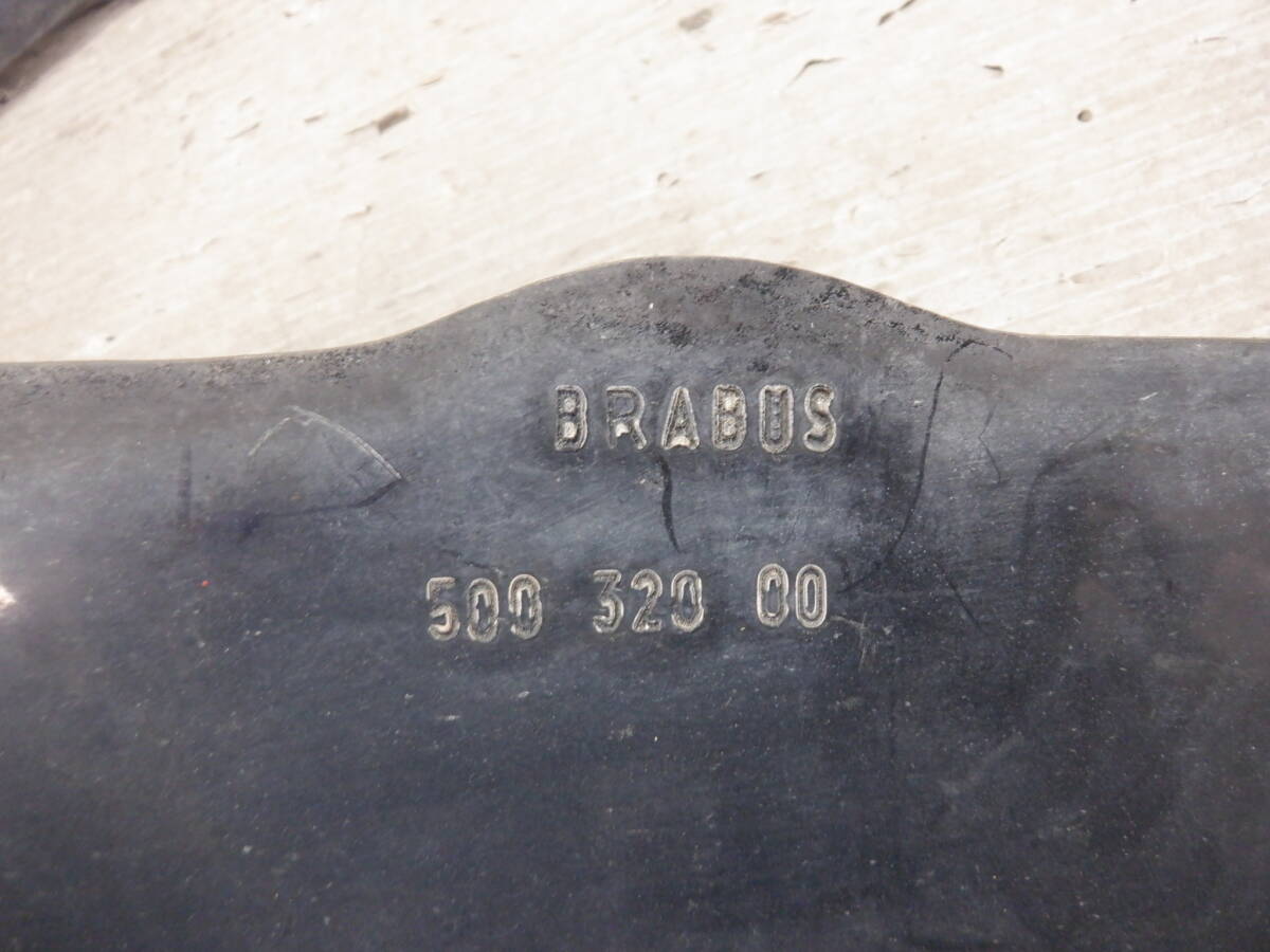 H15 year MCC Smart coupe GH-MC01M STD right H BRABUS Brabus spoiler mud guard side aero 4 piece degree with defect /16[6-10935]84924