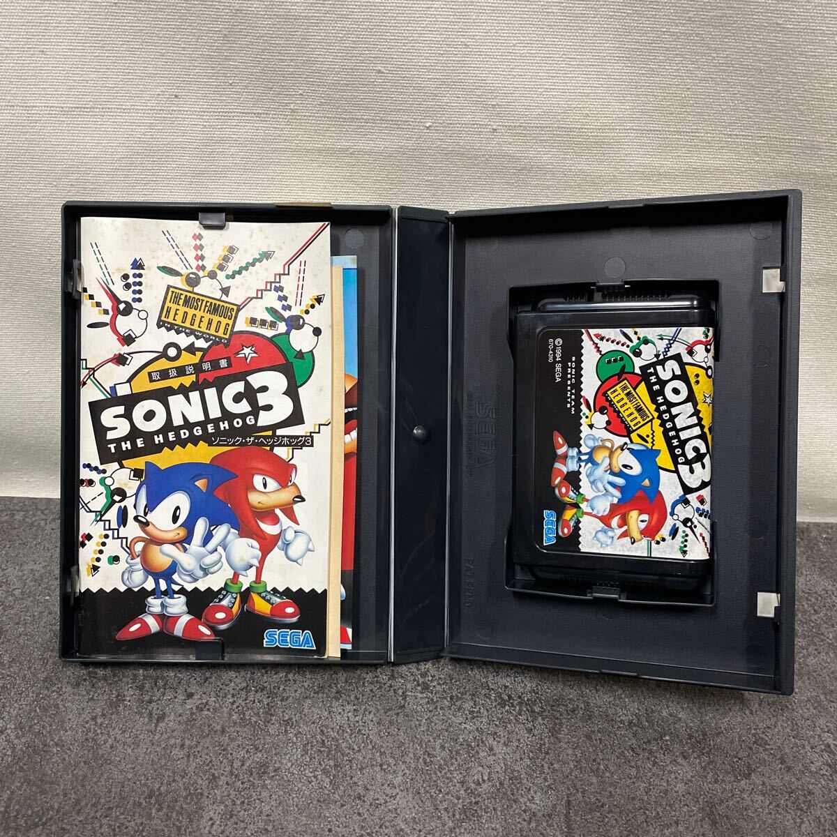 ④新品未使用品 SONIC3THE HEDGEHOG ソニック・ザ・ヘッジホッグ3 MD MEGA DRIVE 店舗在庫品　SEGA セガ ソフト _画像5