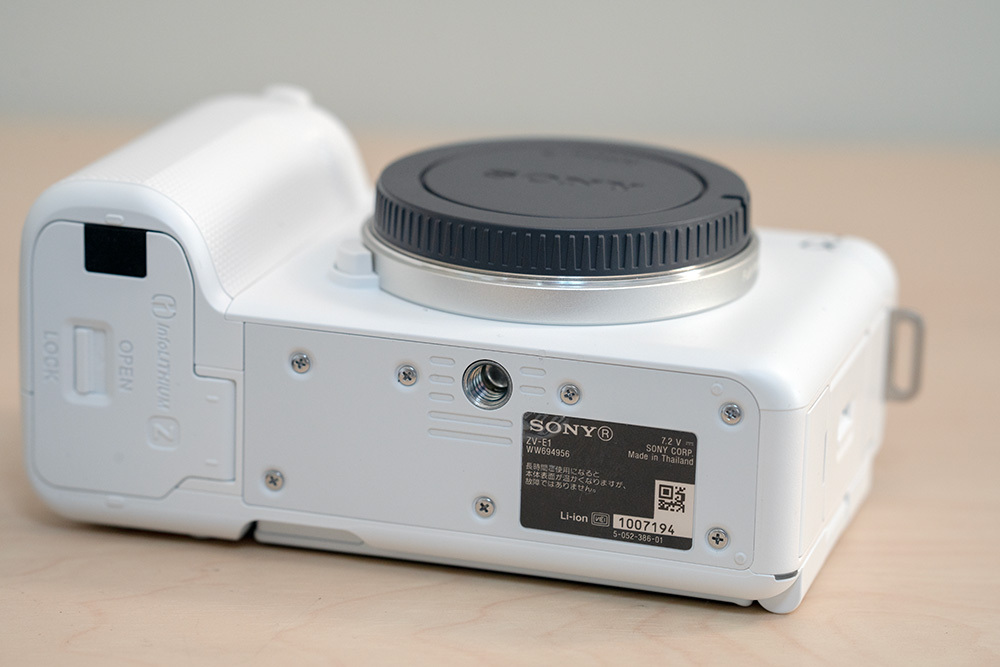 SONY ZV-E1 ボディ ホワイト 4K120pアップグレード済み ソニー αの画像9