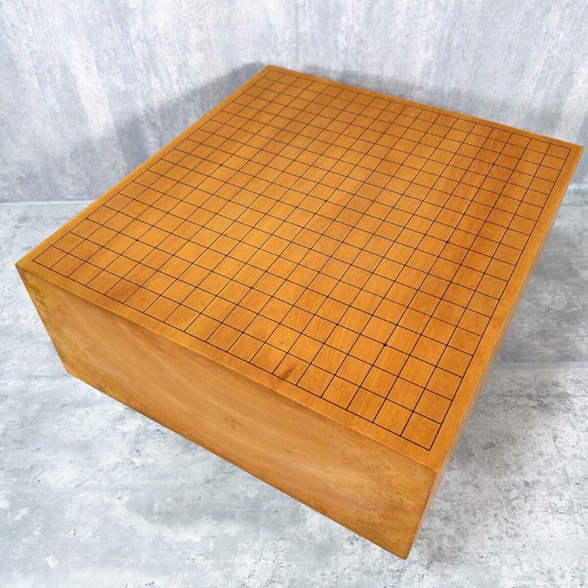 Z186 囲碁盤 覆い布 脚つき 足つき へそ 5寸8分 碁盤_画像3