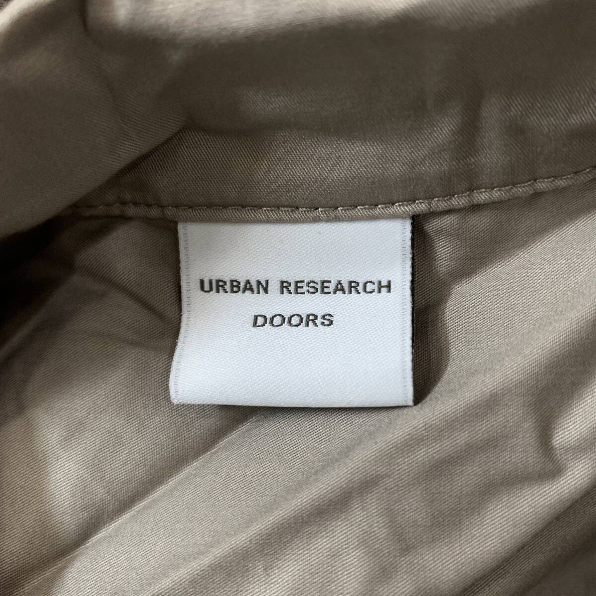 G V столица .. casual одежда \' удобный выдающийся \' URBAN RESEARCH DOORS Urban Research дверь z French рукав рубашка One-piece size:F