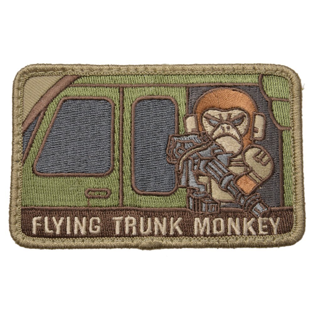 MIL-SPEC MONKEY パッチ Flying Trunk Monkey ベルクロ付き [ マルチカム ] MSM_画像1