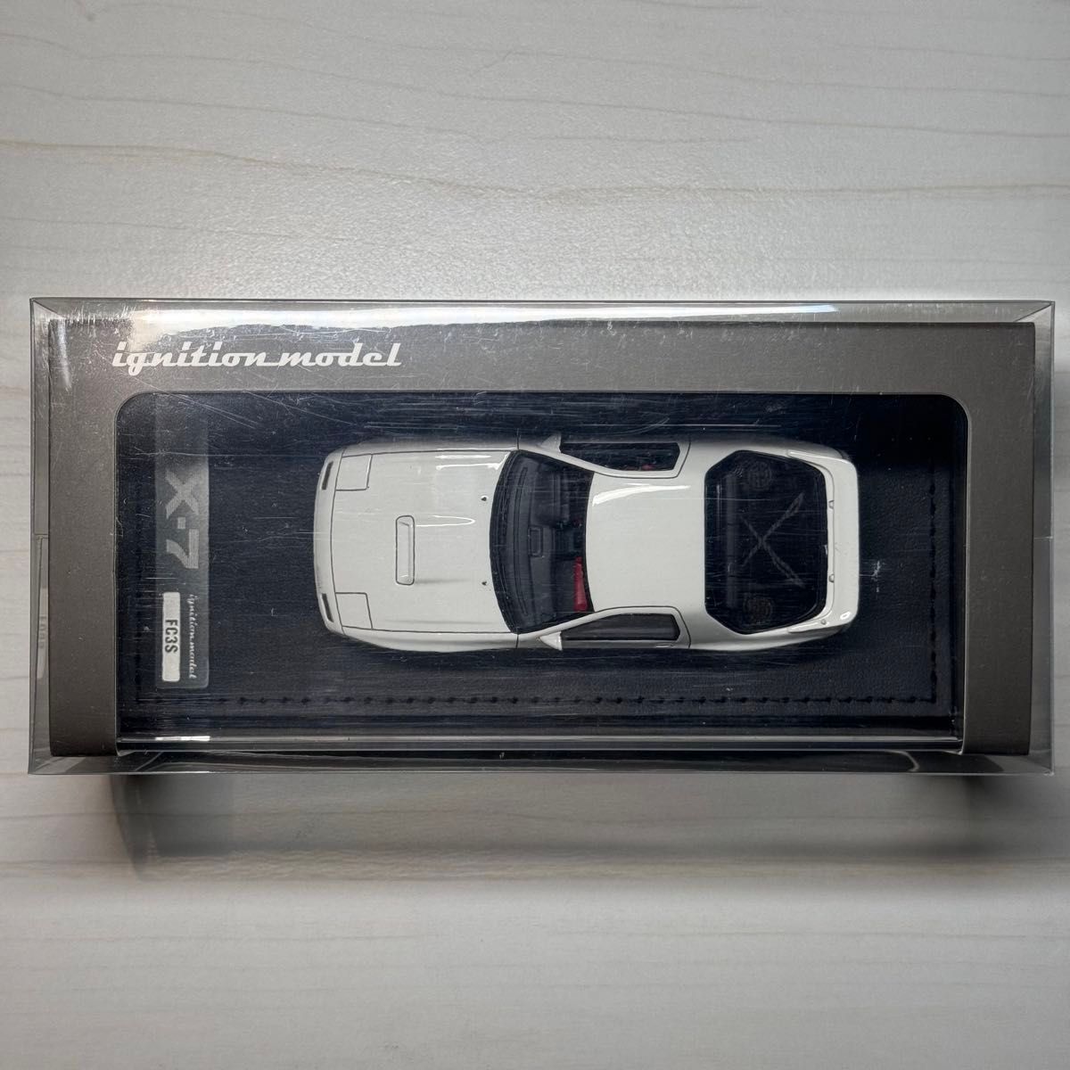 イグニッションモデル1/43 マツダサバンナRX7 FC3S ホワイトTE37 イグニッションモデル1/43 マツダサバンナRX7 FC3S ホワイトTE37