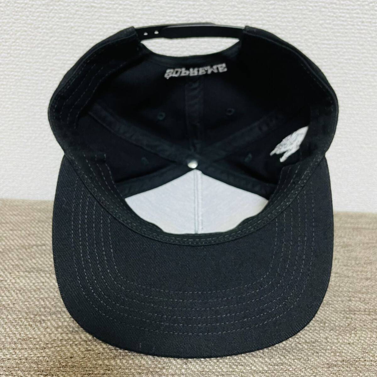 Supreme dead prez 5-Panel Cap Black Free 19aw 2019年 黒 ブラック デッド プレズ 5パネル キャップ アーチロゴ_画像5