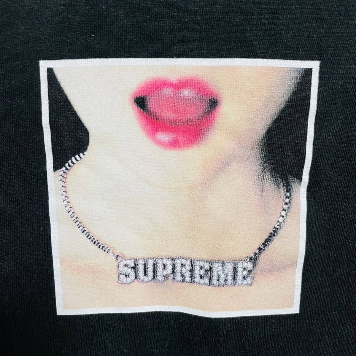 Supreme Necklace Tee Black S 18ss 2018年 黒 ブラック ネックレス_画像3