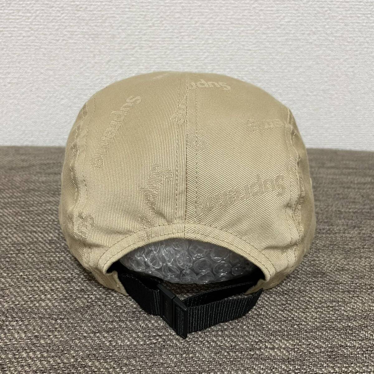 Supreme Jacquard Logos Twill Camp Cap Tan Red Free 19aw 2019年 茶 タン ジャガード ロゴ ツイル キャンプ キャップ ボックスロゴ_画像2