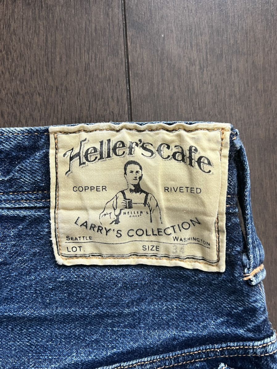 [Heller\'s cafe].la-z Cafe Wherehouse одежда house Nonpareil Waist Overall non pa Laile Vintage Denim брюки sinchi задний 