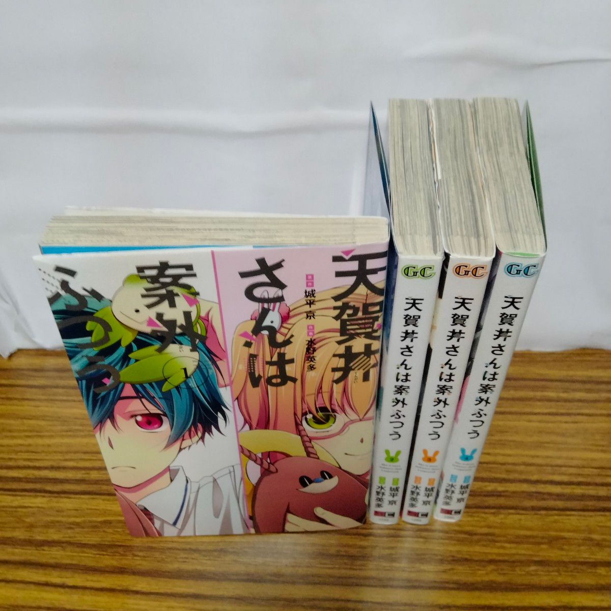 天賀井さんは案外ふつう　全巻初版　全4巻　完結　セット　まとめ　城平京　ガンガンコミックス　エニックススクウェア