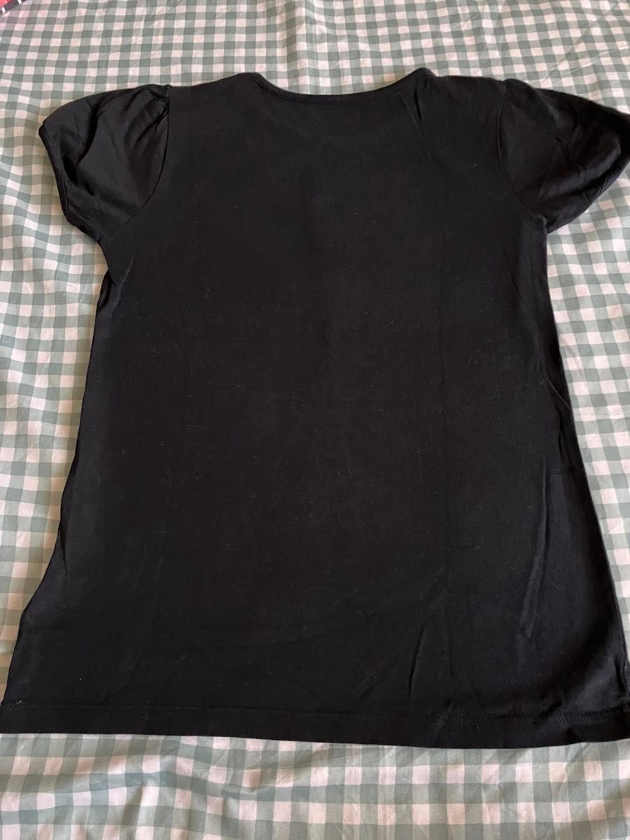 黒　Tシャツ　カットソー　160 ほぼ未使用 トップス
