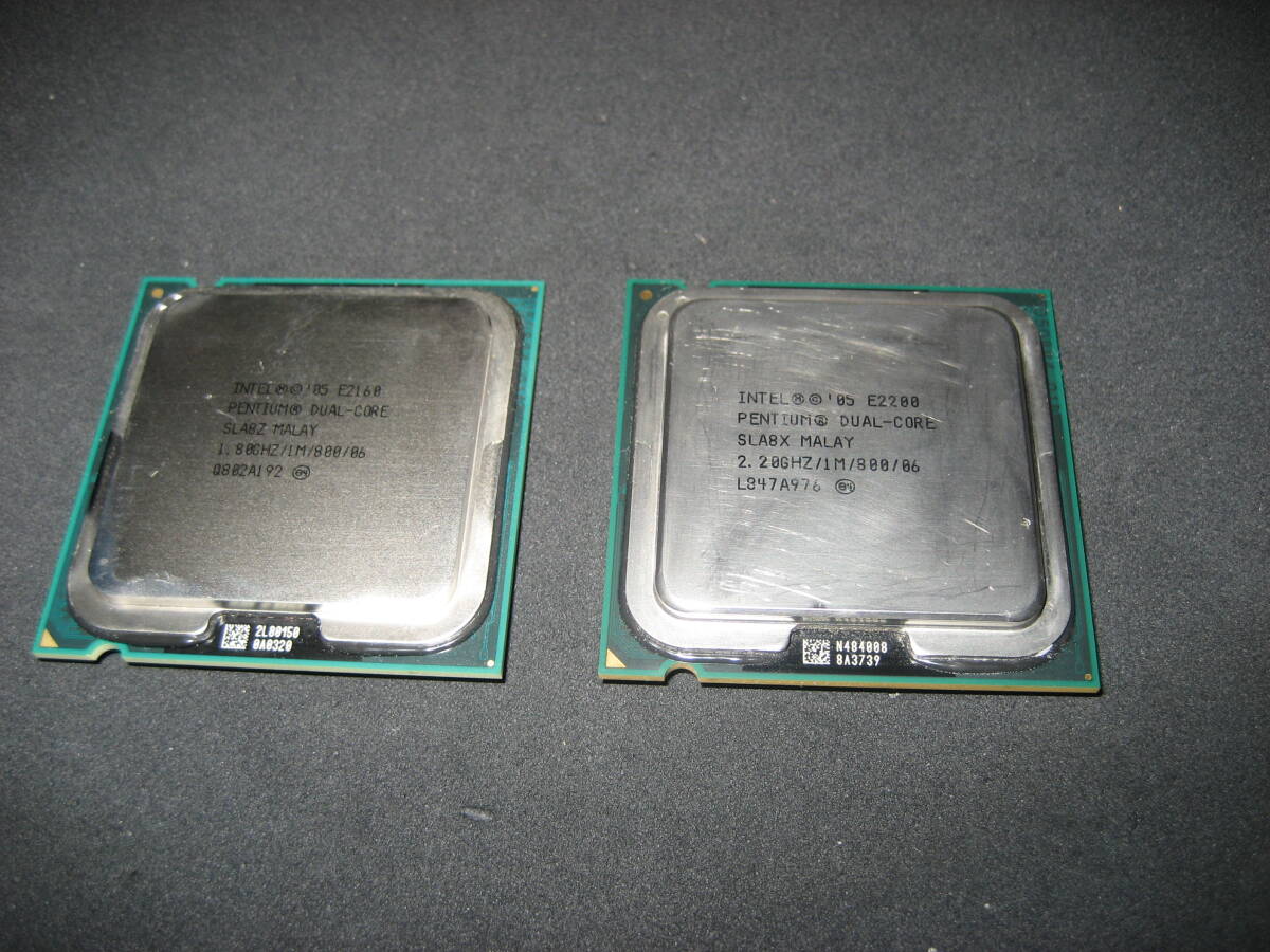 Intel Pentium Dual-Core E2200.E2160,1M/800/TDP 65W( correspondence socket :LGA775):2 piece used * operation goods 