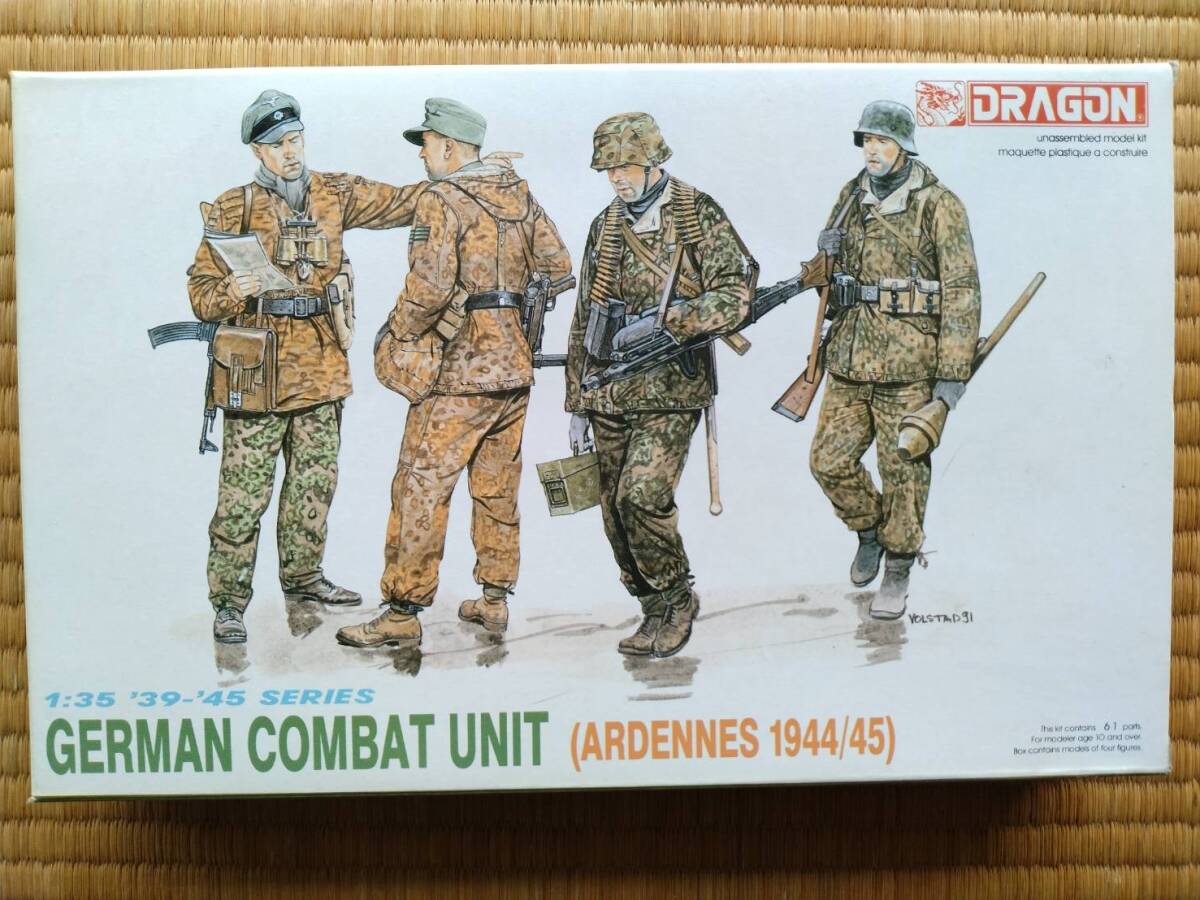 GERMAN COMBAT UNIT (ARDENNES 1944/45) 1/35 ドイツ戦闘ユニット DRAGON　ドラゴン　6002_画像1