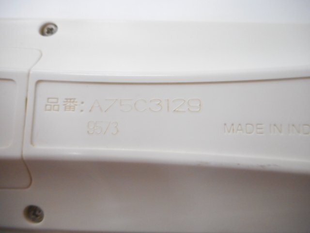 c6561◆パナソニック(Panasonic) ナショナル エアコンリモコン A75C3129(ク）_画像3