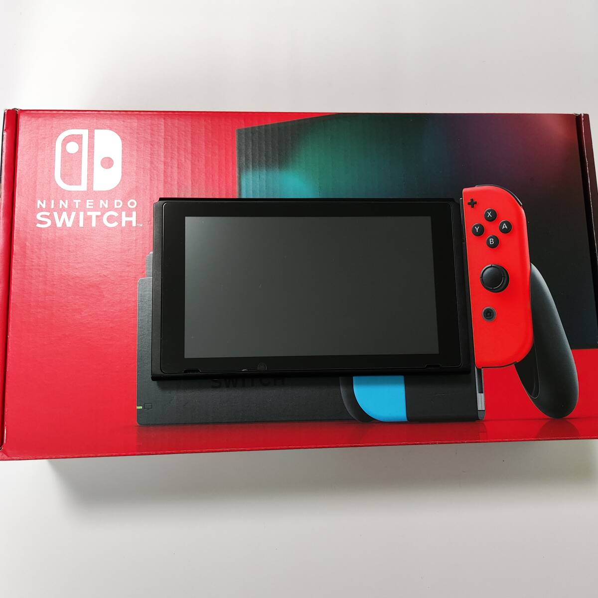 送料無料 動作確認済み Nintendo Switch HAD-S-KABAA 新モデル バッテリー改良型 本体のみ HAC-001(-01) 中古の画像1