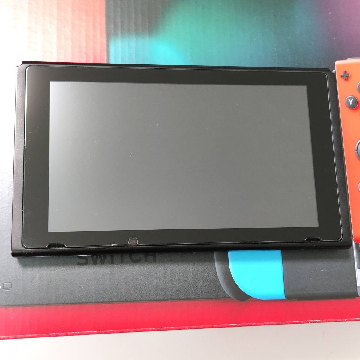 送料無料 動作確認済み Nintendo Switch HAD-S-KABAA 新モデル バッテリー改良型 本体のみ HAC-001(-01) 中古の画像2