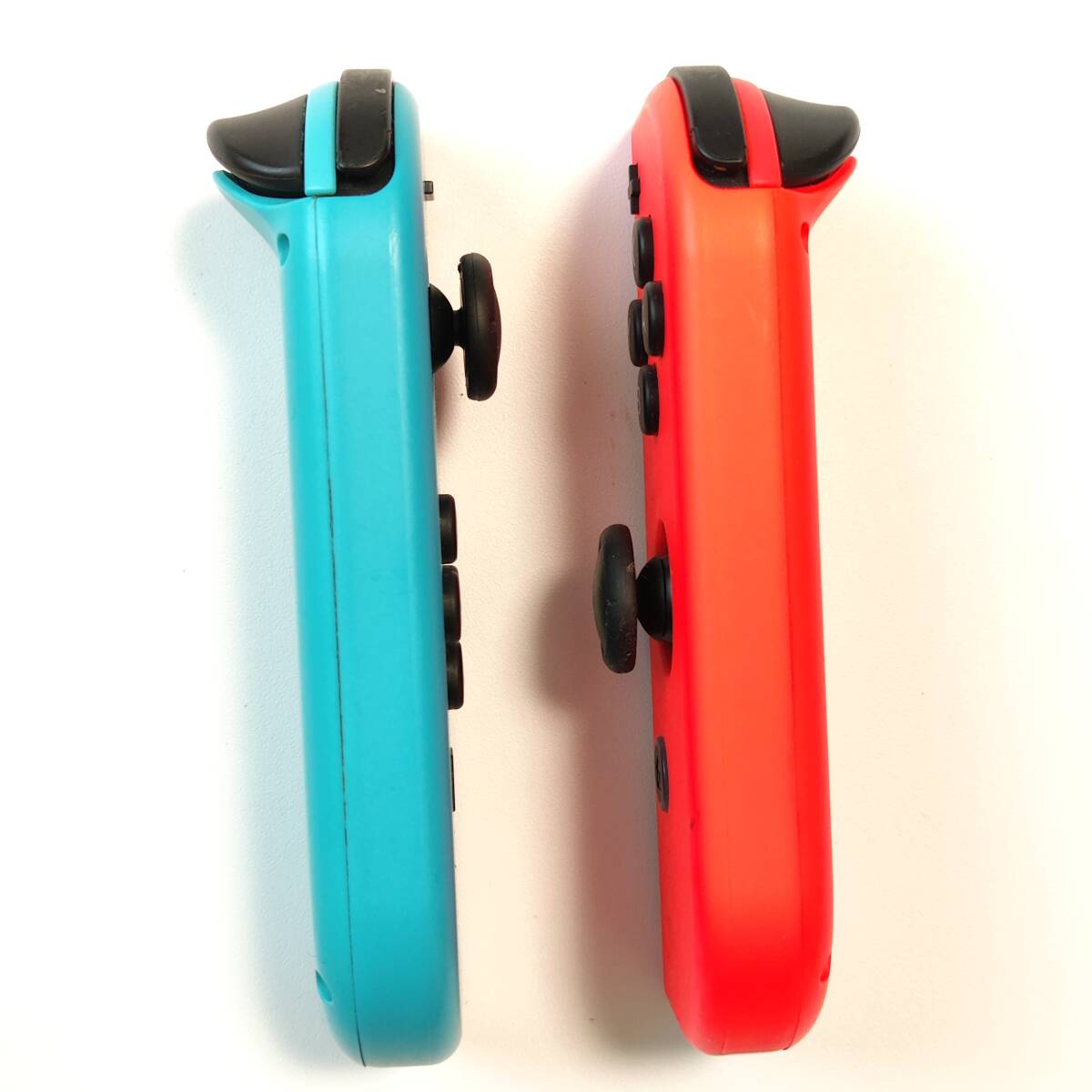 送料無料 動作確認済み Nintendo Switch スイッチ Joy-Con ジョイコン 純正 ネオンブルー ネオンレッド ストラップ セット 中古