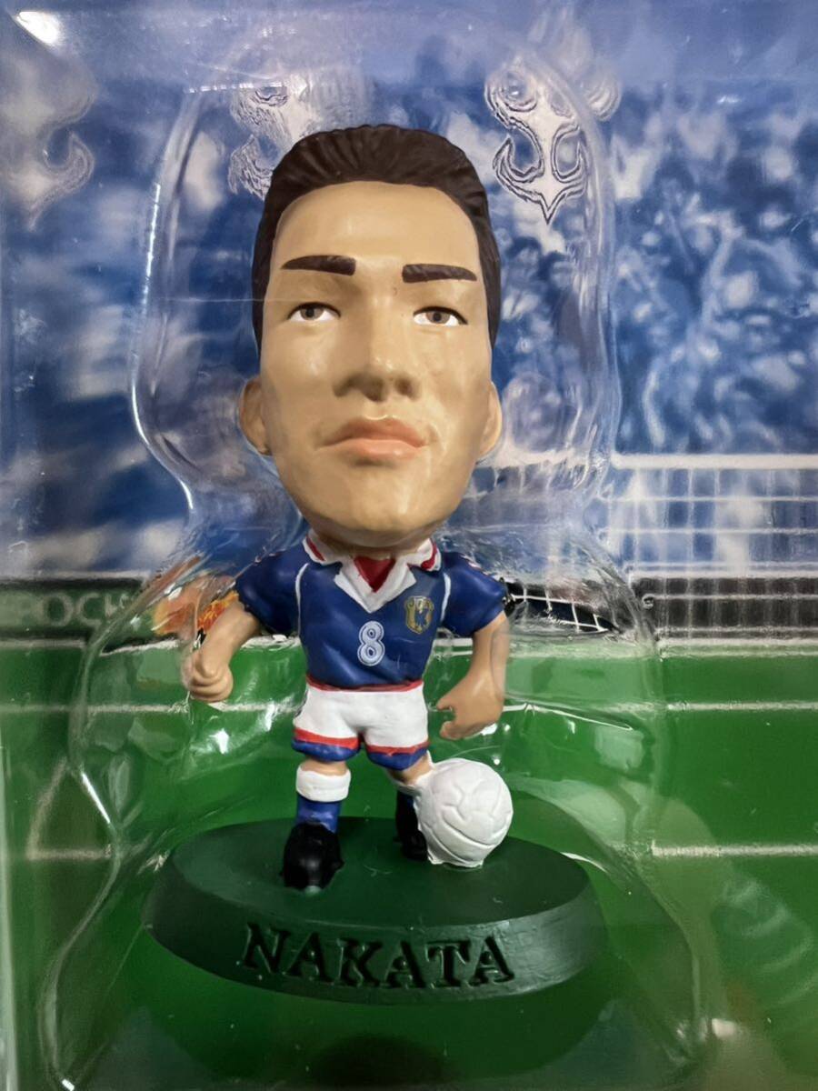 [ soccer Japan representative team player four person figure ] corinthian head liner z[MF middle rice field britain .FW Nakayama . history FW hill .. line FW...] height 8cm unopened 