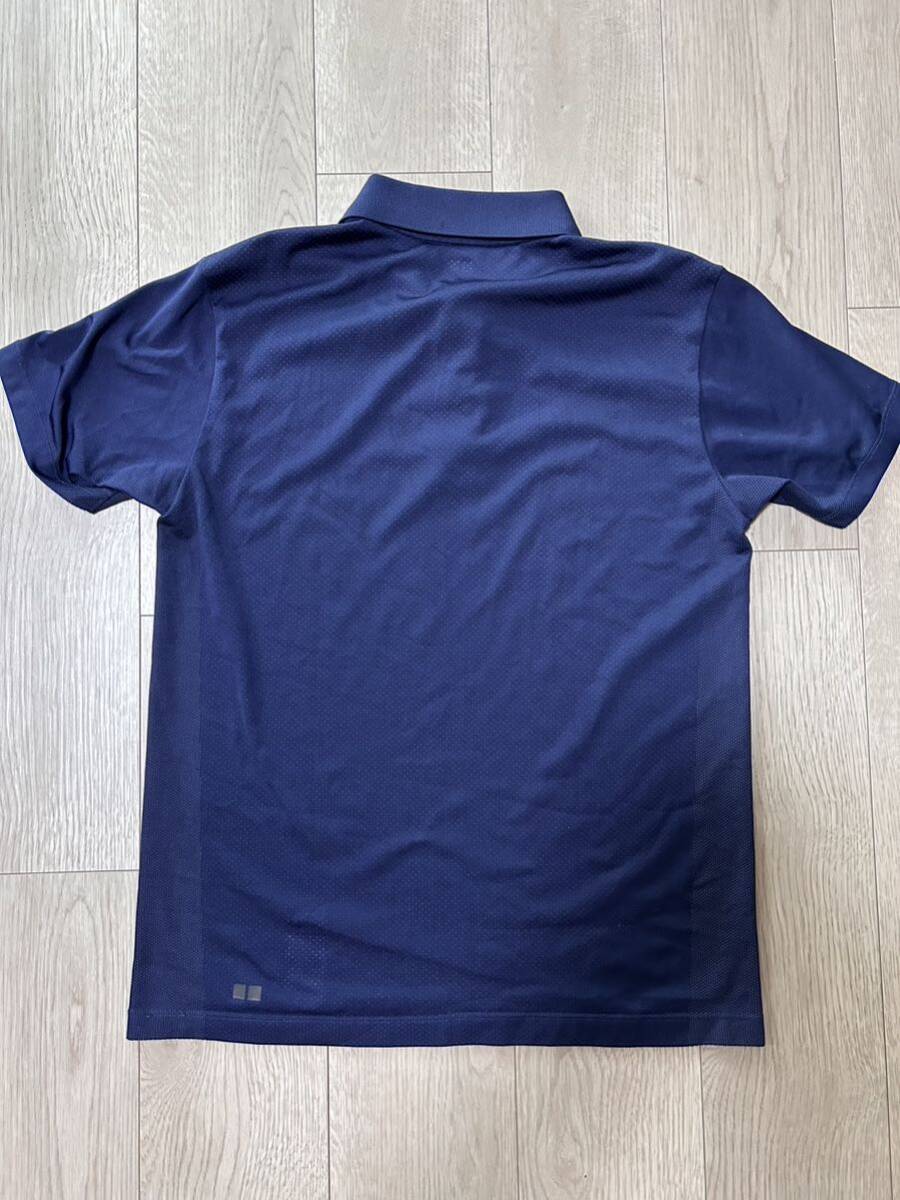 ユニクロ　ドライEXポロシャツ　2枚セット（紺色、パープル）　美品